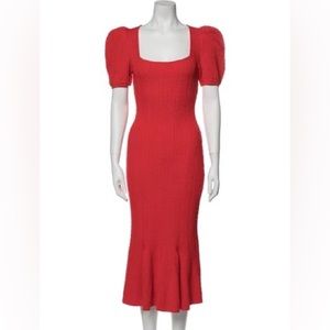 RONNY KOBO
Marley Cable Knit Midi Dress